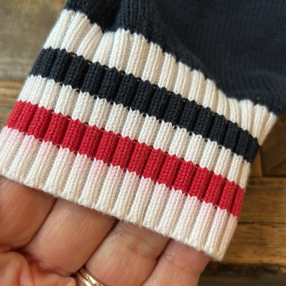 Brooks Brothers Men’s Cotton America Red White Blue Pullover Sweater Size Large - Picture 8 of 8